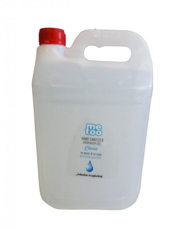 Me too 5l dezin. gel na ruce bez oplachu Me too 5l dezin. gel na ruce bez oplachu - Kosmetika Hygiena a ochrana pro ruce Tekutá mýdla dezinfekční